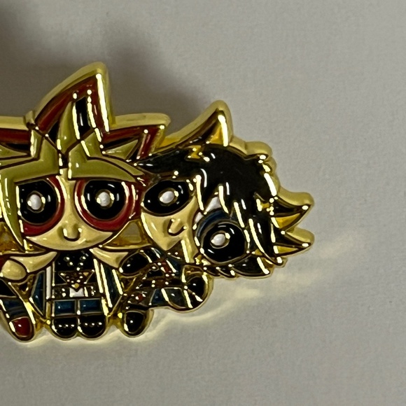 Power Puff Girls x Yugioh Hat Pin Pins Streetwear Hats Bag Fitted New Era Mashup - Picture 3 of 8